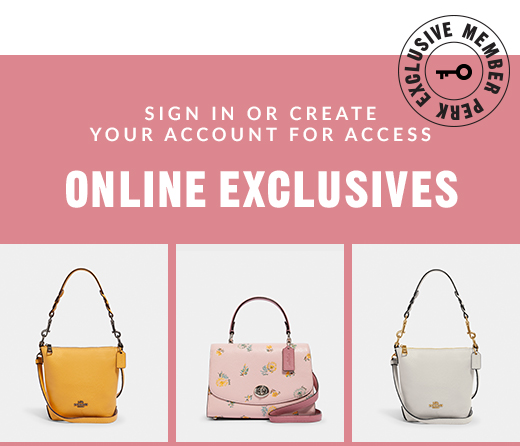 ONLINE EXCLUSIVES | COACH BAGS