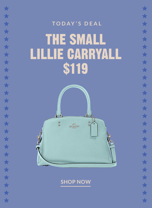 Today's Deal | The Small Lillie Carryall $119 | Shop Now