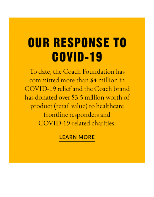 OUR RESPONSE TO COVID-19 | LEARN MORE