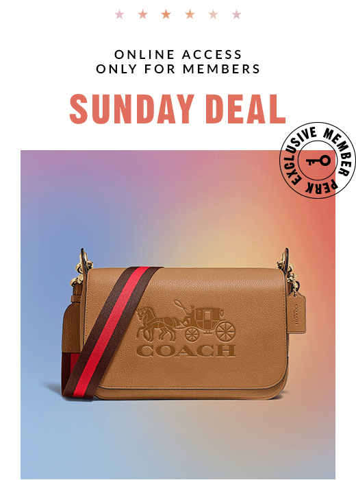 ONLINE ACCESS ONLY FOR MEMBERS | SUNDAY DEAL