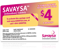 SAVAYSA(R) SAVINGS CARD