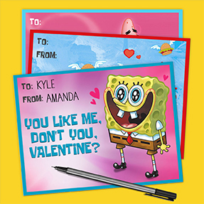 SPONGEBOB  SQUAREPANTS VALENTINES