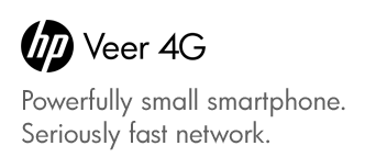 HP Veer 4G - Powerfully small smartphone. Seriously fast network.