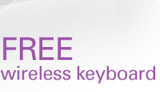FREE wireless keyboard