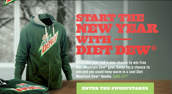 Diet Dew Giveaway - Enter the Sweepstakes