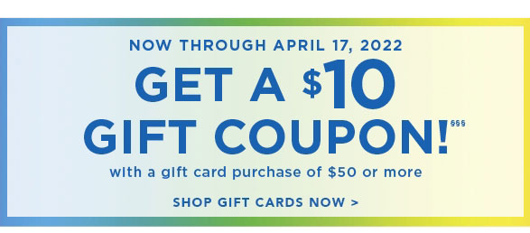 Get a $10 Gift Coupon