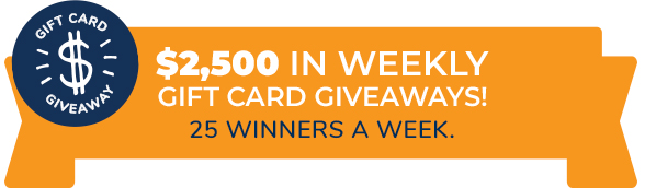 GIFT CARD $ GIVEAWAY | $2,500 IN WEEKLY GIFT CARD GIVEAWAYS! | 25 WINNERS A WEEK.