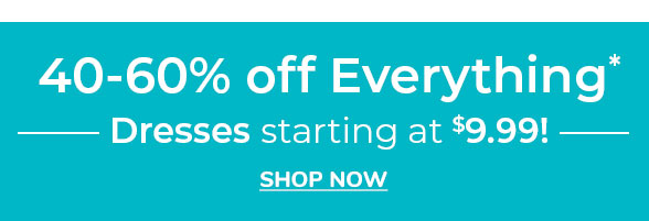 40-60% Off Entire Site