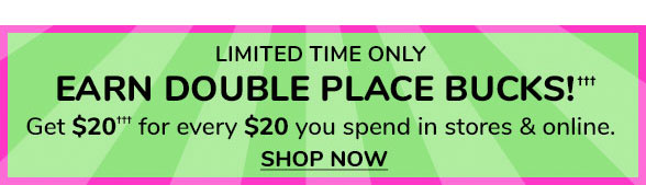 Earn Double Place Bucks!