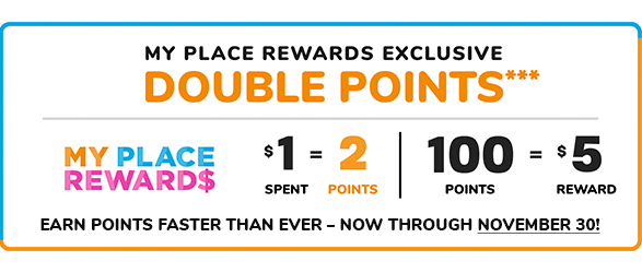 Earn Double Points 