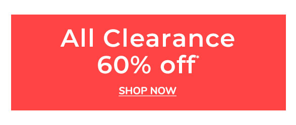 All Clearance 60% Off