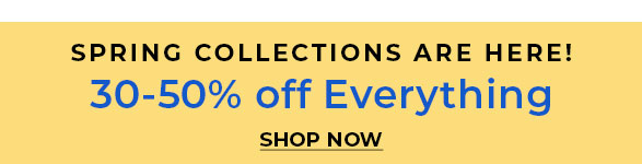 30-50% off everything