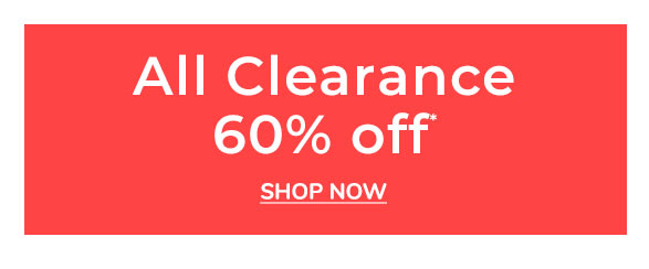 60% Off Clearance