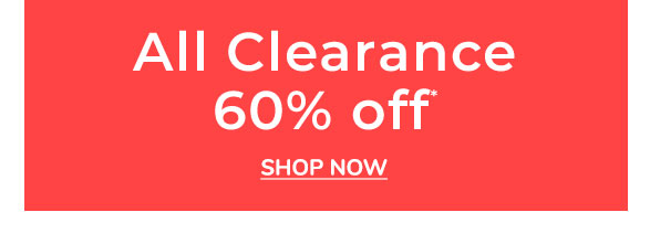 60% Off Clearance