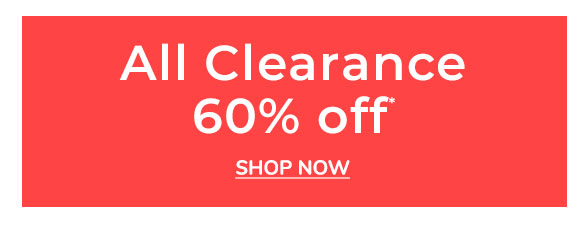 60% Off Clearance