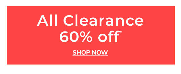 60% Off Clearance