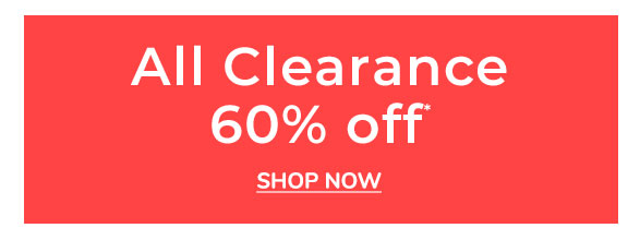 60% Off Clearance