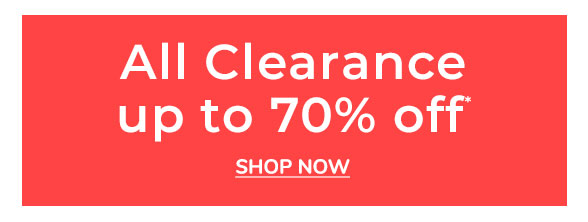 Up to 70% Off Clearance