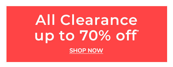 Up to 70% Off Clearance