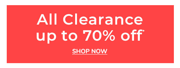 Up to 70% Off Clearance