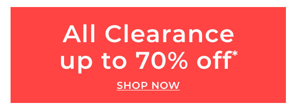 Up to 70% Off Clearance