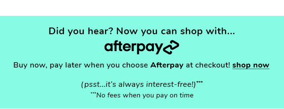 Shop with AfterPay