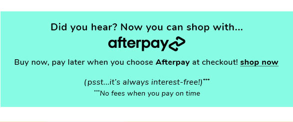 Shop with AfterPay