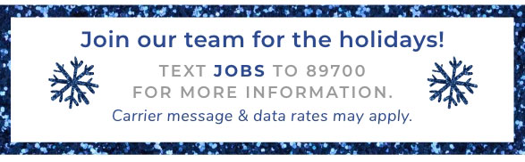 Holiday Hiring Banner