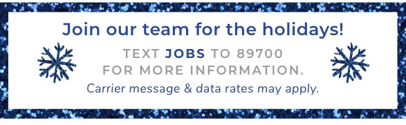 Holiday Hiring Banner