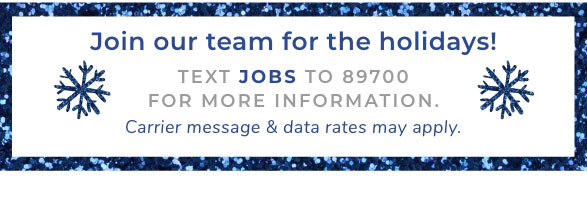 Holiday Hiring Banner