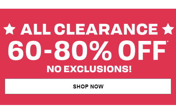 60%-80% Off Clearance