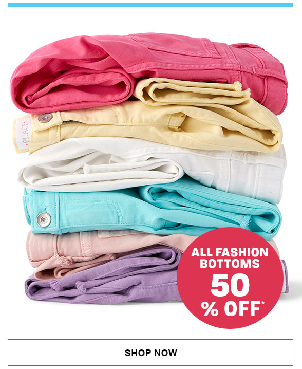 50% Off All Fashion Bottoms