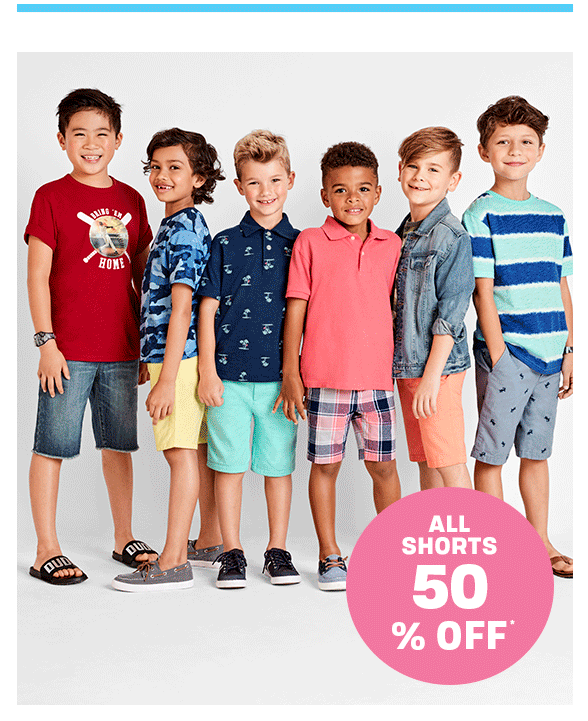 50% Off All Shorts