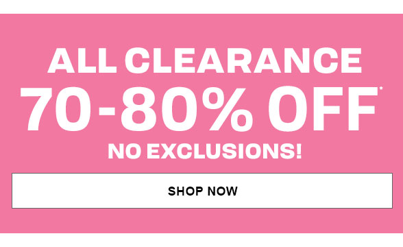 70%-80% Off All Clearance