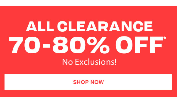 70%-80% Off All Clearance