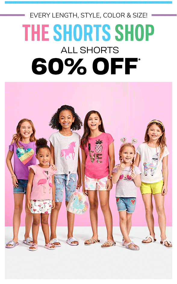 60% Off All Shorts