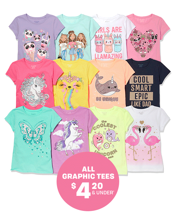 All Graphic Tees $4.20 & Under
