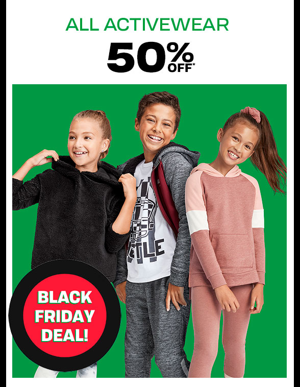 50% Off All Activewear