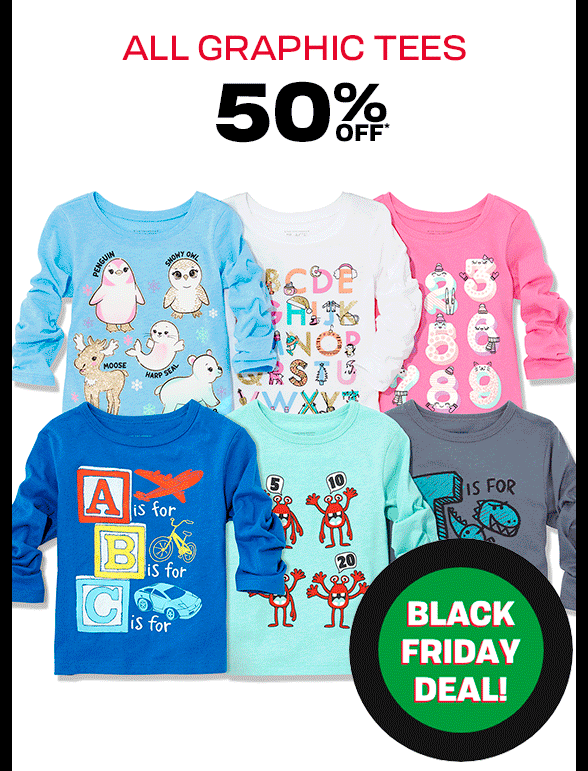 All Graphic Tees 50% Off