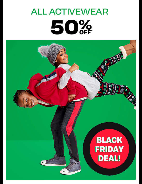 50% Off All Activewear