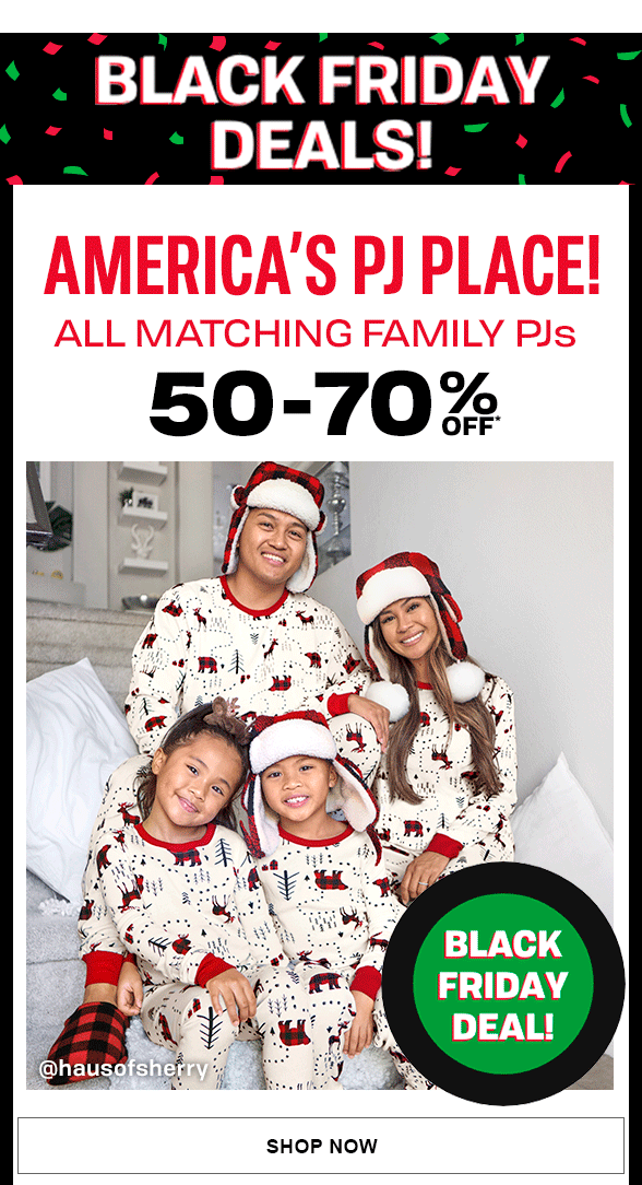 50-70% Off All Matching Family PJs