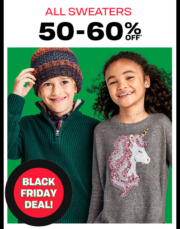 50% off All Sweaters