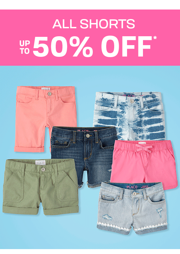 Up to 50% off All Shorts
