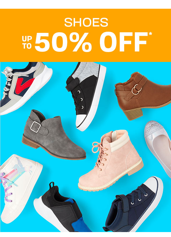 Up to 50% off Shoes