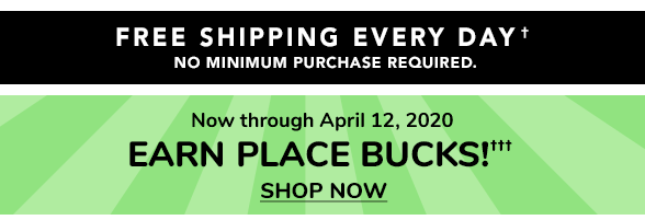 Free Shipping & Place Bucks