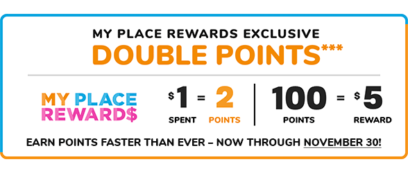 November Double Points Double Rewards