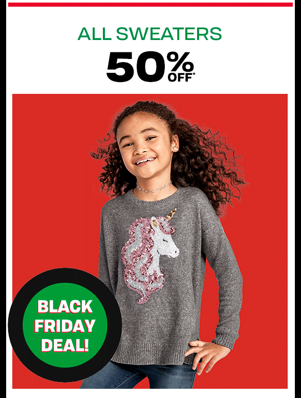 50% off All Sweaters