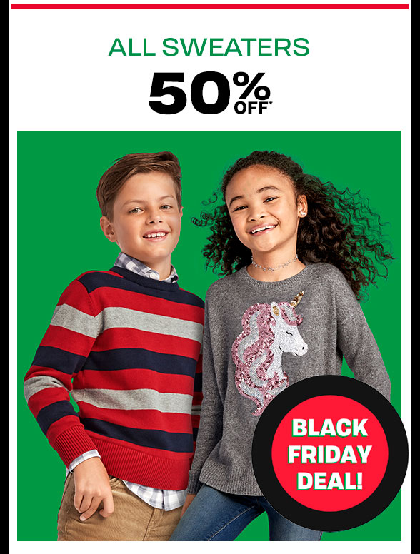 50% off All Sweaters