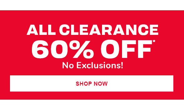 60% off Clearance