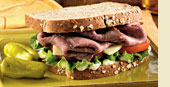 Hearty Roast Beef Sandwich with Provolone